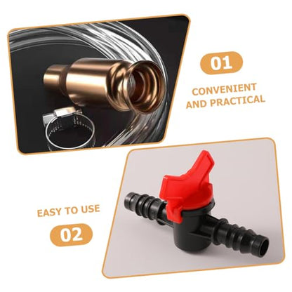 1Set Water Siphon Hose Kit Liquid Transfer Pump with Pipe Clamps Switch for Efficient Oil Water Extraction Automotive Maintenance