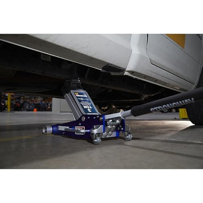 Strongway Low-Profile Aluminum/Steel Floor Jack, 3-Ton Capacity, 3.3in.–18.3in. Lift Range - style: 3 Ton