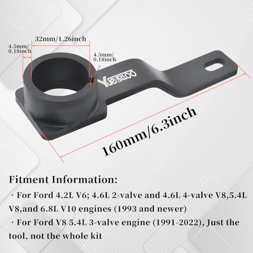 3Pcs Camshaft Holding Tool Kit with Crankshaft Positioning Tool | Compatible with Ford (F-Series Truck) F150 F250 F350 F450, Econoline Expedition 4.6L 5.4L 6.8L V8 V10, 303-557 303-448 6477 - size: 3PCS