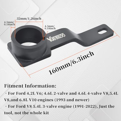 3Pcs Camshaft Holding Tool Kit with Crankshaft Positioning Tool | Compatible with Ford (F-Series Truck) F150 F250 F350 F450, Econoline Expedition 4.6L 5.4L 6.8L V8 V10, 303-557 303-448 6477 - size: 3PCS