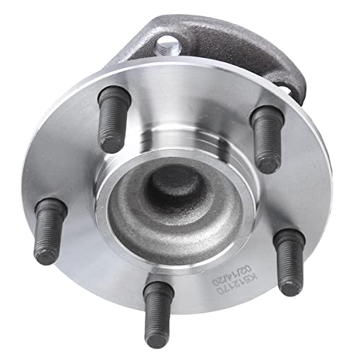 Detroit Axle - FWD Rear Wheel Bearing Hubs for 2004-2007 Chrysler Town & Country 2001 2005 Dodge Grand Caravan, 2 Wheel Bearing Hubs Assembly Set Replacement, Pair Hubs - style: 512170 x2/Pair