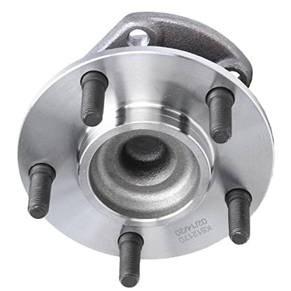 Detroit Axle - FWD Rear Wheel Bearing Hubs for 2004-2007 Chrysler Town & Country 2001 2005 Dodge Grand Caravan, 2 Wheel Bearing Hubs Assembly Set Replacement, Pair Hubs - style: 512170 x2/Pair