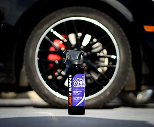 Carfidant Wheel Cleaner and Tire Cleaner – Safely Formula Quickly Removes Brake Dust, Grime & Dirt - Rim Cleaner Spray Safe for Alloy, Aluminium, Chrome and Tires- pH Neutral Solution – 17 fl Oz - size: 17 Fl Oz (Pack of 1)