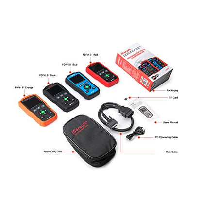Auto Diagnostic Scanner iCarsoft FD V1.0 for Ford/Holden, ABS, SRS, Oil Service Reset ect (Red) - style: for Ford/Holden