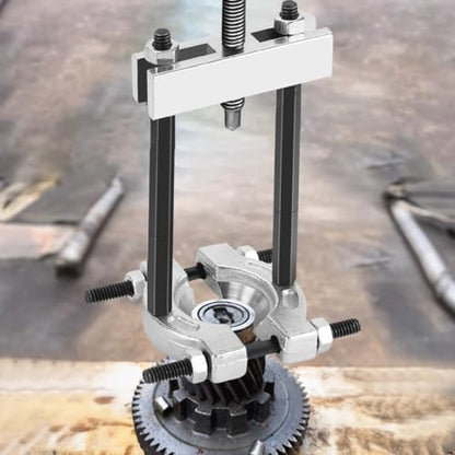 HFS(R Bearing Separator (Mini) 9 Pieces Bearing Puller Kit Includes Yoke & Extensions，Puller Set, Heavy Duty Bearing Splitter Tool Kit