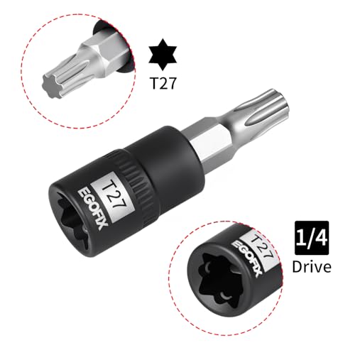 1/4 Inch Drive x T27 Torx Bit Socket - style: 1/4 T27
