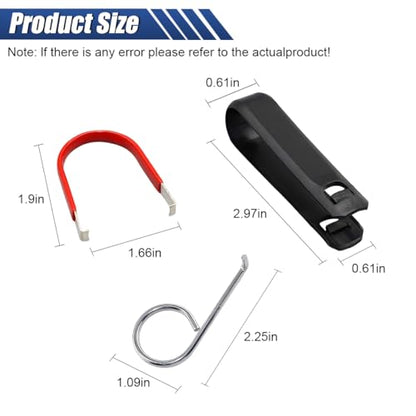 3PCS Car Wheel Lug Cap Removal Tool Set, Universal Car Wheel Bolt Cap Removal Tool Hook & Nut Caps Lug Puller, 3 Type Car Wheel Hub Bolt Nut Cover Remover for Most Vehicles