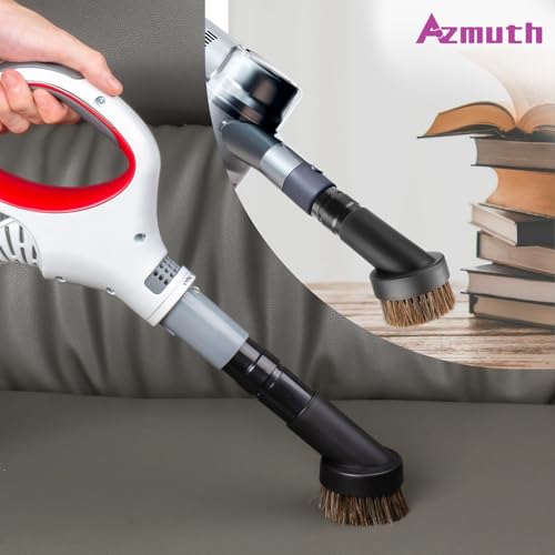 25mm Soft Horsehair Vacuum Brush Attachment with Vacuum Hose Adapter for Shark Vacuum Attachments, Vacuum Attachment for Shop Vac and Most Household Vacuum Cleaner - 3 Pcs - style: 3 Pcs