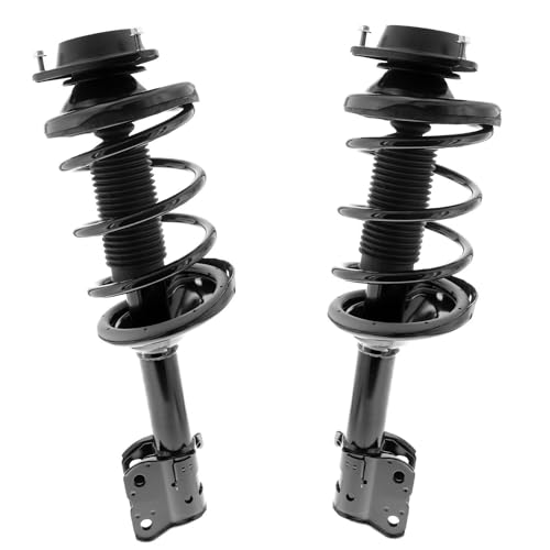 Detroit Axle - 2 Front Struts for 2013 2014 Subaru Outback, Quick Complete Struts with Coil Spring Assembly Replacement Suspension Shock - size: SR4526_SR4527/PAIR