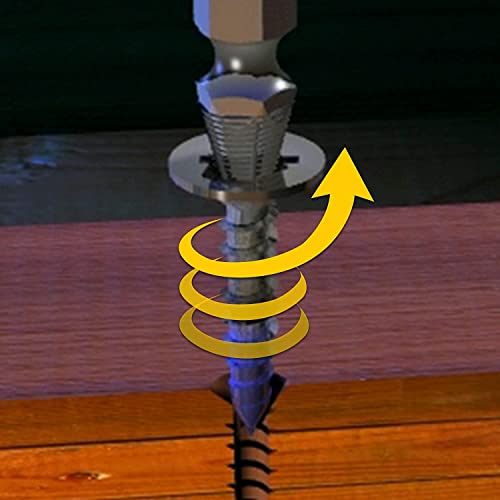 Speed Out Screw Remover, 4Piece Extractor Kit, Speed Steel Damaged and Stripped Screw Extractor Remover, Broken Bolt and Damaged Screw Extractor