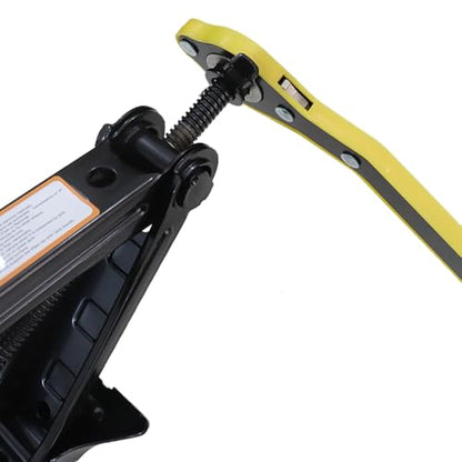2 Ton 4409 lbs Scissor Lift Jack for Car Jack Kit Spare Tire Changing Tool | Scissor Lift Jack Set Spare Tire Jack Kit For Car For Truck Replacement Emergency Kits for Vehicles Universal ( Basic Set )