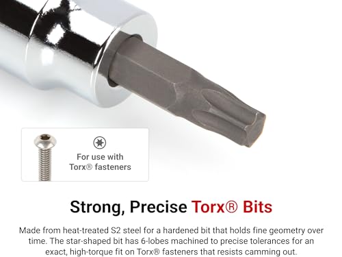 TEKTON Torx Bit Socket Set, 12-Piece | SHB91103