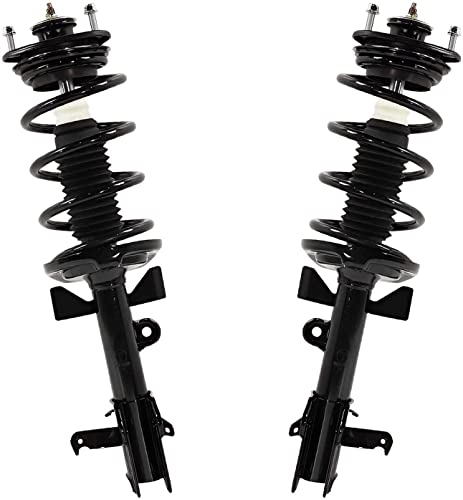 Detroit Axle - Front Struts w/Coil Springs Rear Shock Absorbers Replacement for 2011-2012 Honda Odyssey - 4pc Set - size: 4AQ47233/Shock Kit