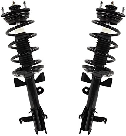 Detroit Axle - Front Struts w/Coil Springs Rear Shock Absorbers Replacement for 2011-2012 Honda Odyssey - 4pc Set - size: 4AQ47233/Shock Kit