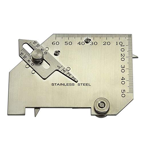 RIVERWELD Bridge Cam Gauge Welding High-Low Misalignment SK-8 Metric | Checks Depth of Undercut or Pitting Fillet Weld Length or Throat Size Angle of Preparation - style: SK-8 Metric