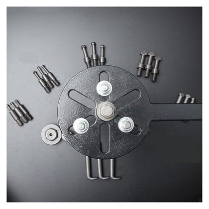 Steel Bearing Jaw Pullers 18in1 Bearing Extractor Removal Tool Universal Three-jaw Bearing Puller Car Bearing Splitter Gear Wheel Hub Bearing Puller Set(A1) - color: A1