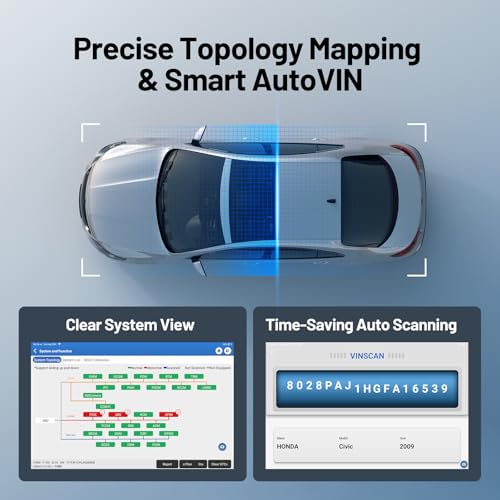 TOPDON Phoenix Plus 2, OE-Level TOPDON Scanner, Advanced Online ECU Coding & Configuration Flashing, Bidirectional Scan Tool with Topology Map, CANFD, 42+ Services, FCA AutoAuth, 2 Years Free Update