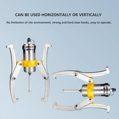 Separate Hydraulic Gear Puller, 5/10/15/20/30/50 Tons, with Hand Pump, for Separating Tools in Confined Spaces, 2 or 3 Jaws, Vertical and Horizontal(20T) - size: 20T
