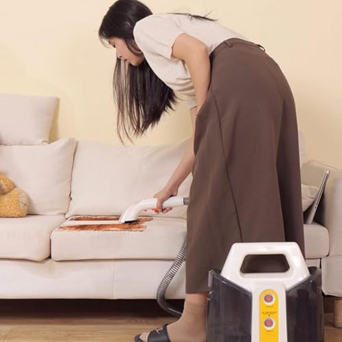 600W Portable Wet/Dry Vacuum Spot Cleaner - Multi-Purpose Carpet Cleaning Machine for Pillows, Curtains, Bed Sheets, Mattresses, Sofas, Cars & Plush Toys (All Fabric Surfaces)