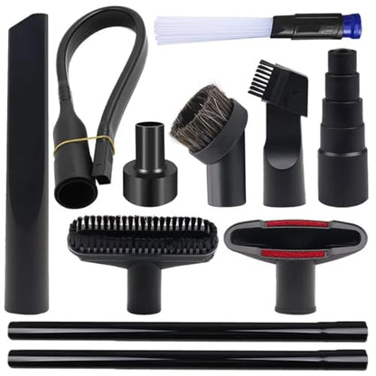 IN VACUUM 11 Pcs Vacuum Attachments for Shop Vac Accessories to 2 1/2" to 1 1/4" to 1 3/8" & 1 7/8" to 1" Vacuum Hose Adapter Kit, Vacuum Cleaner Accessories with Universal Vacuum Hose Adapters