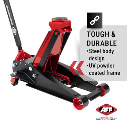 AFF 4 Ton Car Jack - Hydraulic Floor Jack with Lightning Lift - Heavy Duty - style: Heavy Duty