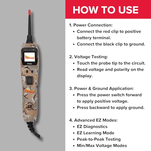 Power Probe 3EZ Circuit Tester with Diagnostic Mode (PP3EZCAMOCS) - color: Camo - Limited Edition