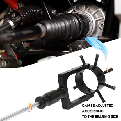 3.75 inch CV Axle Shaft Puller Tool Kit, UTV/ATV CV Axle Removal Tool | Heavy Duty Axle Puller with Slide Hammer for Cars, Trucks, ATV & UTV - CV Joint & Driveshaft Removal Tool Set - size: 3.75inch