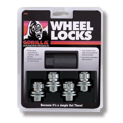 Gorilla Automotive 73641TXX Toyota O.E. Wheel Locks With Washer (14mm x 1.50 Thread Size),Chrome - size: 14 Millimeter x 1.50