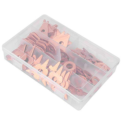 Hilitand 110pcs Dent Pulling Puller Rings withOT Round for Automotive Sheet Metal Welding Repair, Hilitandudmw491ggy