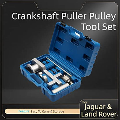 Crankshaft Pulley Removal and Installation Tool Set Compatible with Jaguar Land Rover 3.0lt V6 5.0lt V8 OE# 303-1437 303-1438 303-1439
