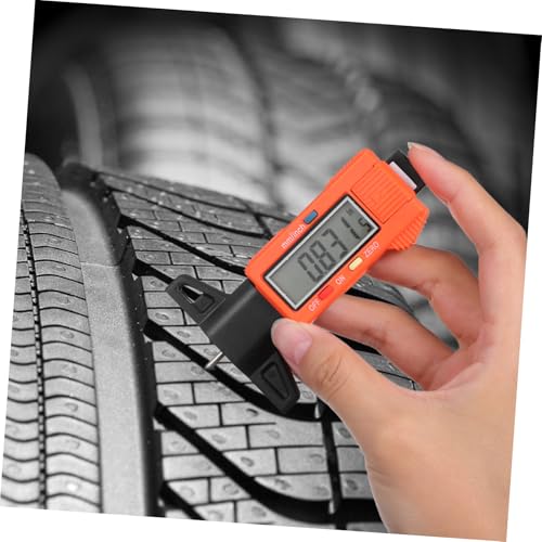 Digital Tire Tread Depth Gauge Tire Tread Depth Ruler High Accuracy Measurement Tool for Vehicles