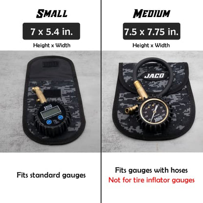 JACO Utility Tool Pouch | Multi-Purpose Storage Pouch for Tire Gauges, Tools, & Accessories (Digital Camo) - size: Medium