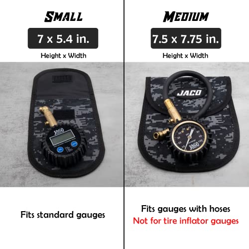JACO Utility Tool Pouch | Multi-Purpose Storage Pouch for Tire Gauges, Tools, & Accessories (Digital Camo) - size: Small (Pack of 2)