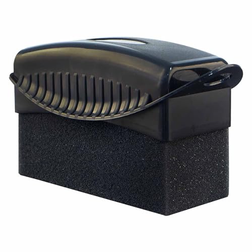 Black Soft Dressing Shine Sponge with Tire Applicator Tire Shine Applicator Dressing Pad Tire Cleaning Sponge Polishing Sponge Wax Car Detailing Foam Sponge Tool Buffing and Polishing Pads
