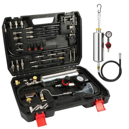 CMTOOL Fuel Injector Cleaner Kit, Automotive Fuel System Cleaning Kit, 1000ML Non-dismantle Cleaner Machine Tool for Auto Catalytic Converter/Intake Valve/Throttle Body