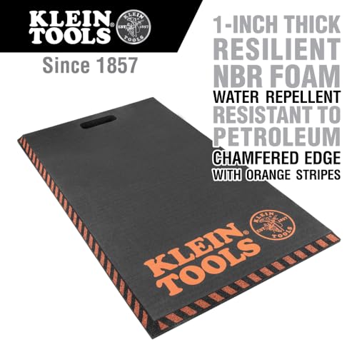 Klein Tools 60136 Kneeling Pads, Adult Men's Large Soft Thick Closed Cell Soft Foam & MAG2 Demagnetizer/Magnetizer for Screwdriver Bits and Tips, Makes Tools Magnetic with Powerful