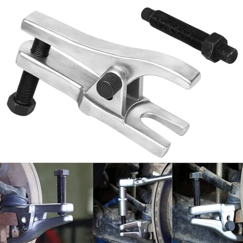 Car Ball Joint Separator, Alloy Steel Ball Joint Puller Remover Tool for Front End Service, Automotive Tie Rod End Extractor Separator Tool, Universal for Most Sedan Truck ATV