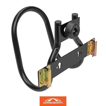 CargoSmart Motorcycle Wheel Chock — Connects to X-Track and E-Track Systems — Fits Up to 7” Wide Tires - style: Motorcycle Wheel Chock