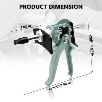 RAMATA 29350 Brake Caliper Piston Rewind Tool, Combination Single Discs Rear Brake Tool Kit Adjustment & Compression for Smooth Brakes - size: 29350