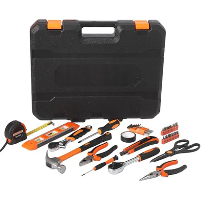 GarveeTech 247 Piece Tool Set, General Home/Auto Repair Tool Kit, Combination Package Mixed Tool Set Hand Tool Kit with Plastic Toolbox Storage Case - size: 247pcs