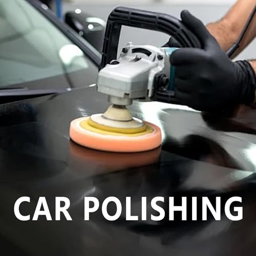 6 Inch Foam Polishing Pads for Car Detailing - High-Density Buffing Pads for Waxing, Polishing, andGlazing - Auto Detailing Pads for Dual Action & Rotary Polishers - 5PCS Set Washable