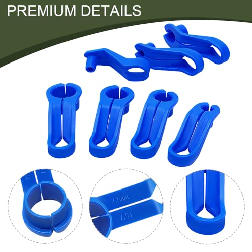 7PCS Fuel Line Disconnect Tool Set, Fuel Line Removal Tool, 1/4 5/16 3/8 1/2 5/8 3/4 7/8 Inch Quick Disconnect Kit, Transmission Oil Cooler Line Removal Kit Compatible with Most Vehicles