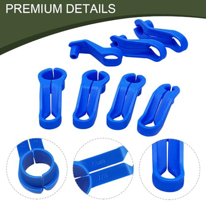 7PCS Fuel Line Disconnect Tool Set, Fuel Line Removal Tool, 1/4 5/16 3/8 1/2 5/8 3/4 7/8 Inch Quick Disconnect Kit, Transmission Oil Cooler Line Removal Kit Compatible with Most Vehicles