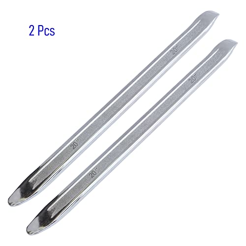 2 PCS 20-Inch Tire Iron, Heavy Duty Tire Spoons Lever Bar, Professional Tire Changing Tool for Installing and Removing and Repairing Wheel Tires of Cars, Motorcycles, Scooter Bicycles - size: 20 inch