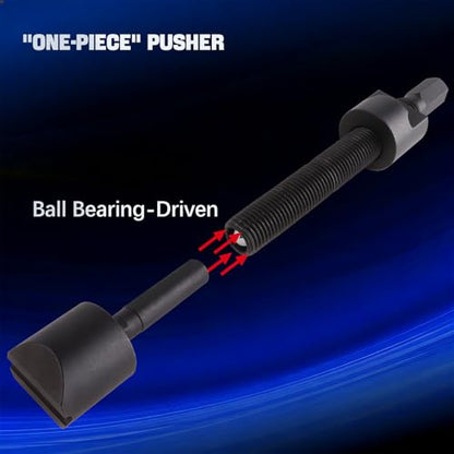 Dual Wheel Separator Tool Kit, 4-Piece Wheel Hub Removal Tool with 11 Threads One-Piece Pusher, Dual Wheel Removal Tool Fit for Most Dually Wheels,Truck,Bus,Van,Trailer, with Storage Case
