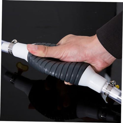 OUNONA Manual Siphon Pump Kit for Automotive Fuel Transfer 5ft Siphon Hose for Gas Oil Hand Pump for Convenient Oil Extraction and Filling