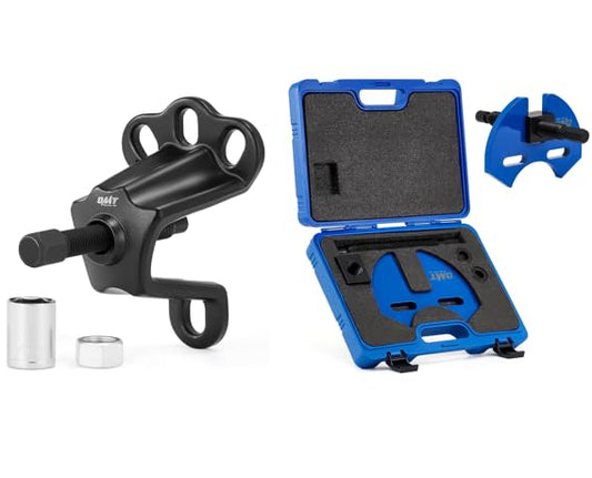 Orion Motor Tech Front Wheel Hub Puller Flange Type Tool for 3-3/4 to 4-1/2 Inch IDs & 40100 Wheel Hub Removal Tool Kit, Bundle