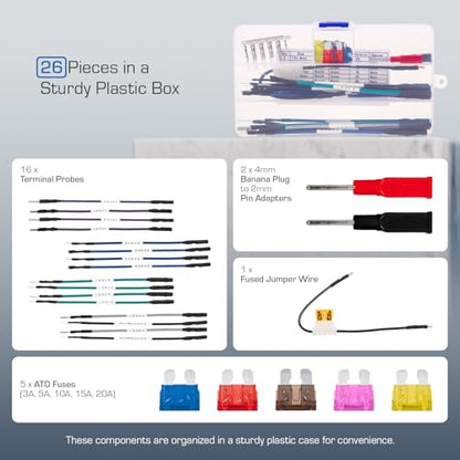 TP-300-A GM Terminal Test Probe Kit | Fits GM Vehicles | Electrical Connector Test Kit | Affordable Alternative to J-35616, EL-35616-300A |