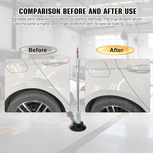 Pneumatic Dent Suction Puller Air Suction Vacuum Slide Hammer Auto Body Dent Puller Repair Suction Cup Tool Paintless Repair Remover Dent Repair Remover - size: 1 Cup