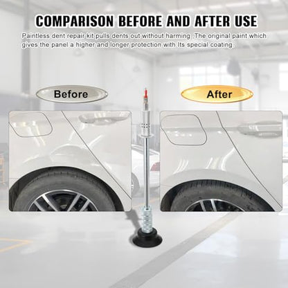Pneumatic Dent Suction Puller Air Suction Vacuum Slide Hammer Auto Body Dent Puller Repair Suction Cup Tool Paintless Repair Remover Dent Repair Remover - size: 1 Cup